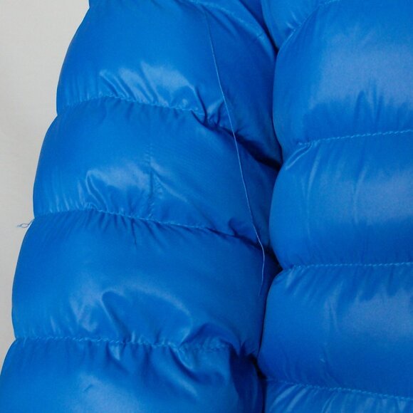 Original Deluxe Cobalt Blue Puffer Lightweight Jacket with travel bag Size L - Picture 12 of 12